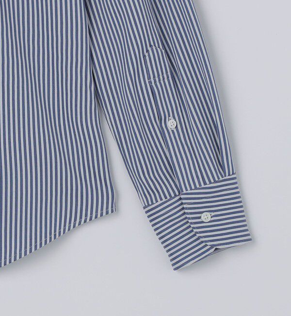 SHIPS「SHIPS: ジャージー ロンドンストライプ ワンピースカラー シャツ」|シャツ・ブラウス|