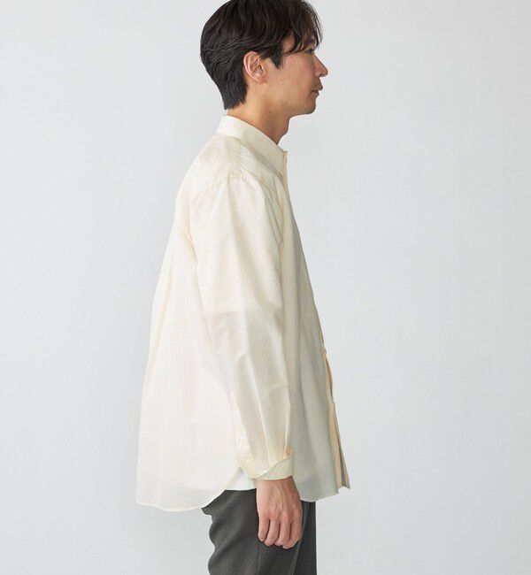 SHIPS「SHIPS: レギュラーカラー エアリー コットン ロングスリーブ シャツ」|シャツ・ブラウス|