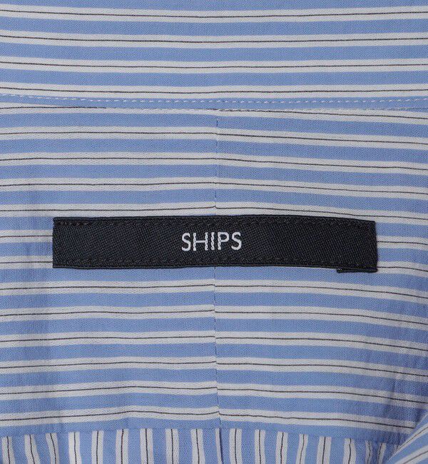 SHIPS「SHIPS: レギュラーカラー エアリー コットン ロングスリーブ シャツ」|シャツ・ブラウス|
