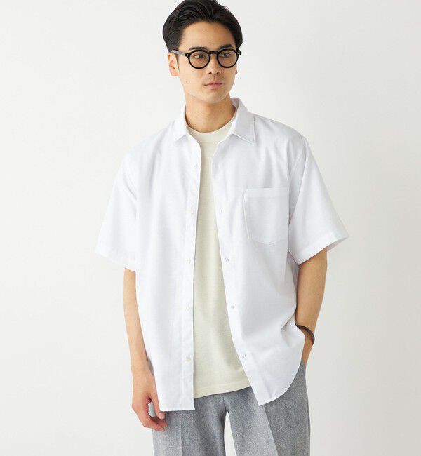 SHIPS Colors 「SHIPS Colors:リネン COOLMAX(R) ミックス ショートスリーブ シャツ◇」|シャツ・ブラウス|