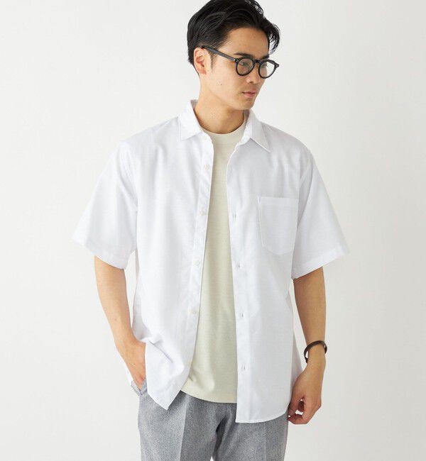 SHIPS Colors 「SHIPS Colors:リネン COOLMAX(R) ミックス ショートスリーブ シャツ◇」|シャツ・ブラウス|