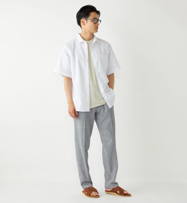 SHIPS Colors 「SHIPS Colors:リネン COOLMAX(R) ミックス ショートスリーブ シャツ◇」|シャツ・ブラウス|