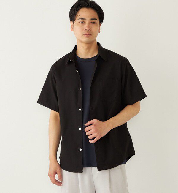 SHIPS Colors 「SHIPS Colors:リネン COOLMAX(R) ミックス ショートスリーブ シャツ◇」|シャツ・ブラウス|