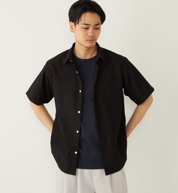 SHIPS Colors 「SHIPS Colors:リネン COOLMAX(R) ミックス ショートスリーブ シャツ◇」|シャツ・ブラウス|