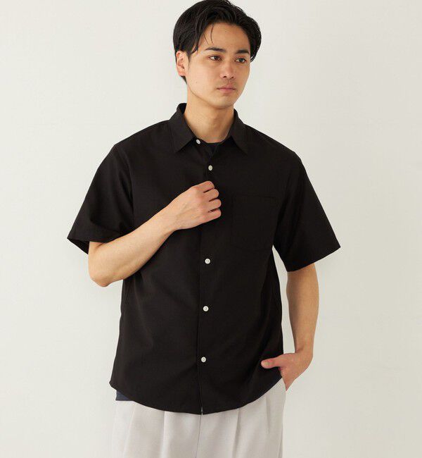 SHIPS Colors 「SHIPS Colors:リネン COOLMAX(R) ミックス ショートスリーブ シャツ◇」|シャツ・ブラウス|