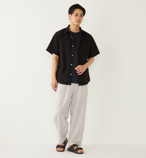 SHIPS Colors 「SHIPS Colors:リネン COOLMAX(R) ミックス ショートスリーブ シャツ◇」|シャツ・ブラウス|