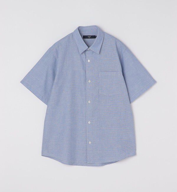 SHIPS Colors 「SHIPS Colors:リネン COOLMAX(R) ミックス ショートスリーブ シャツ◇」|シャツ・ブラウス|