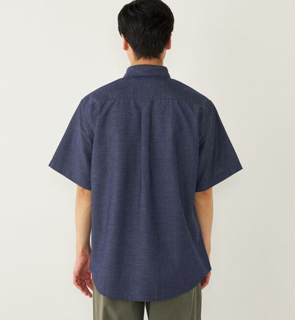 SHIPS Colors 「SHIPS Colors:リネン COOLMAX(R) ミックス ショートスリーブ シャツ◇」|シャツ・ブラウス|