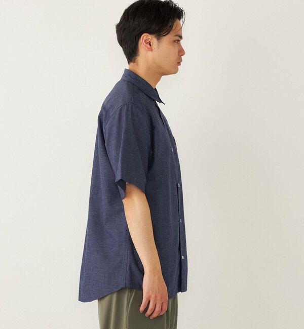 SHIPS Colors 「SHIPS Colors:リネン COOLMAX(R) ミックス ショートスリーブ シャツ◇」|シャツ・ブラウス|