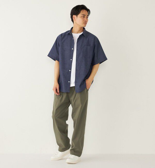 SHIPS Colors 「SHIPS Colors:リネン COOLMAX(R) ミックス ショートスリーブ シャツ◇」|シャツ・ブラウス|