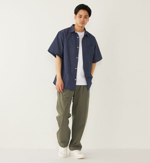 SHIPS Colors 「SHIPS Colors:リネン COOLMAX(R) ミックス ショートスリーブ シャツ◇」|シャツ・ブラウス|