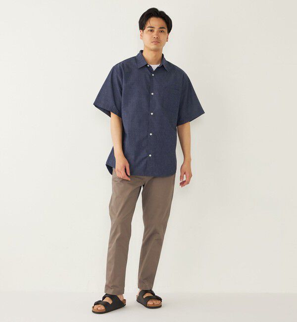 SHIPS Colors 「SHIPS Colors:リネン COOLMAX(R) ミックス ショートスリーブ シャツ◇」|シャツ・ブラウス|