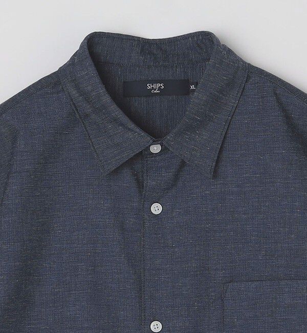 SHIPS Colors 「SHIPS Colors:リネン COOLMAX(R) ミックス ショートスリーブ シャツ◇」|シャツ・ブラウス|