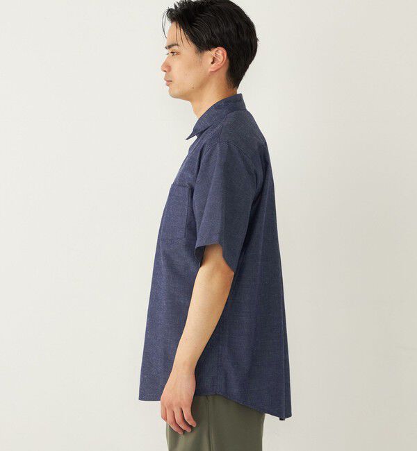 SHIPS Colors 「SHIPS Colors:リネン COOLMAX(R) ミックス ショートスリーブ シャツ◇」|シャツ・ブラウス|