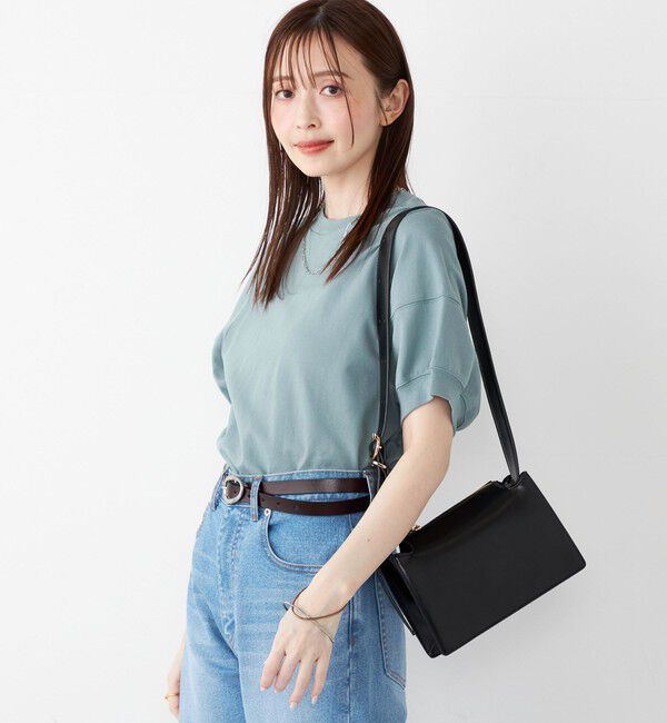 SHIPS Colors 「SHIPS Colors:〈洗濯機可能〉ミニ裏毛 デザインスリーブ トップス」|Tシャツ・カットソー|