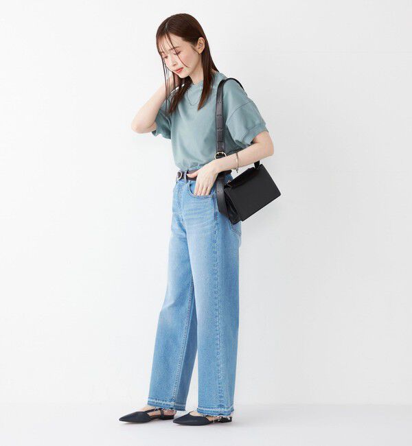 SHIPS Colors 「SHIPS Colors:〈洗濯機可能〉ミニ裏毛 デザインスリーブ トップス」|Tシャツ・カットソー|