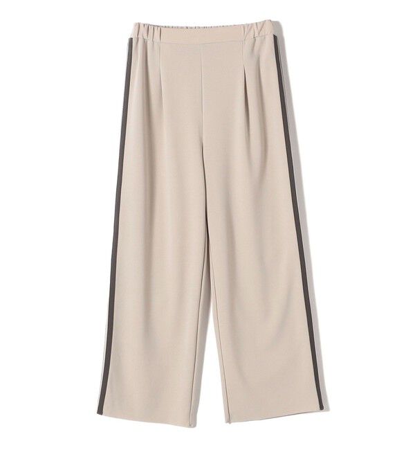 SHIPS Colors 「SHIPS Colors:〈手洗い可能〉カット ジョーゼット サイドライン パンツ」|その他|ライトグレー