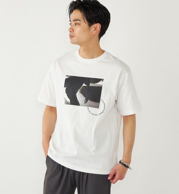 SHIPS Colors 「SHIPS Colors:フォト プリント Tシャツ」|Tシャツ・カットソー|ライトホワイト