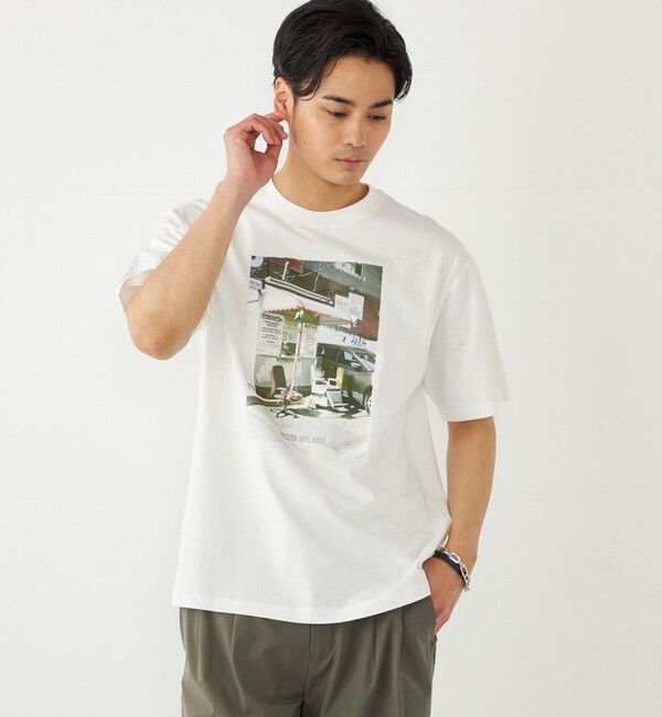 SHIPS Colors 「SHIPS Colors:フォト プリント Tシャツ」|Tシャツ・カットソー|ホワイト系