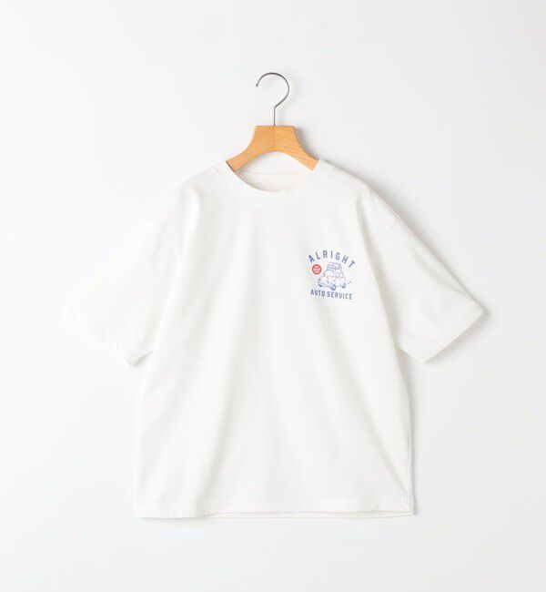 SHIPS KIDS「SHIPS KIDS:140～160cm / プリント 半袖 TEE」|Tシャツ・カットソー|ホワイト