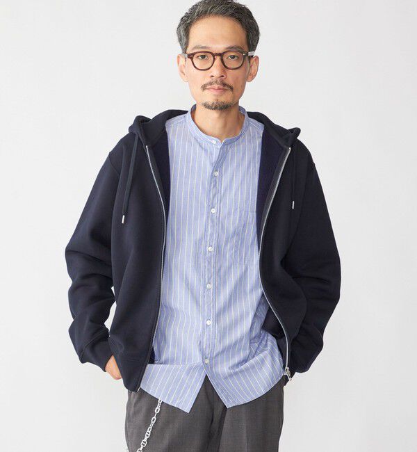 SHIPS「SHIPS: コットン ウール ジップ パーカー」|パーカー|