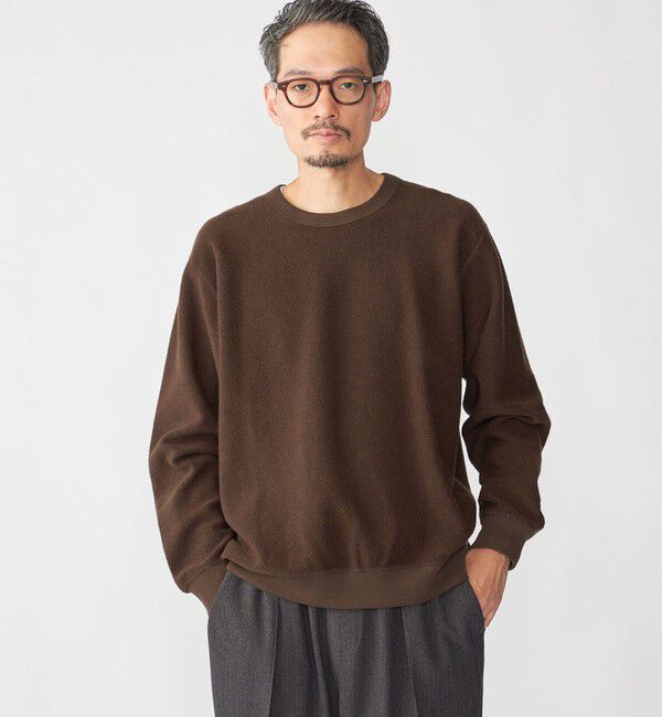 SHIPS「SHIPS: コットン ウール クルーネック スウェット」|スウェット・ジャージ|