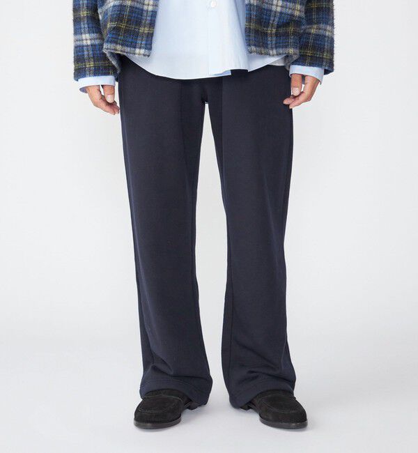 SHIPS「SHIPS: コットン ウール ワイド スウェット パンツ」|その他|ネイビー