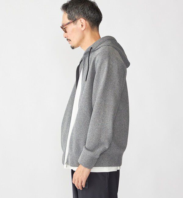 SHIPS「SHIPS:〈吸水速乾/通気性〉メッシュ ダブルニット ジップ パーカー」|パーカー|