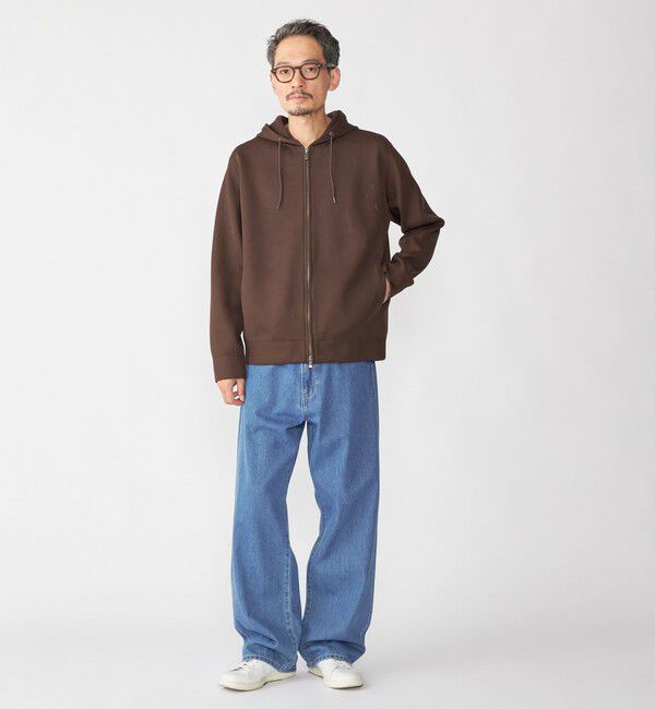 SHIPS「SHIPS:〈吸水速乾/通気性〉メッシュ ダブルニット ジップ パーカー」|パーカー|