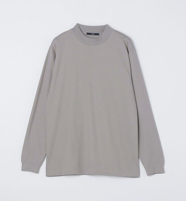 SHIPS「【WEB限定】SHIPS: ポンチ モックネック ロングスリーブ Tシャツ」|Tシャツ・カットソー|