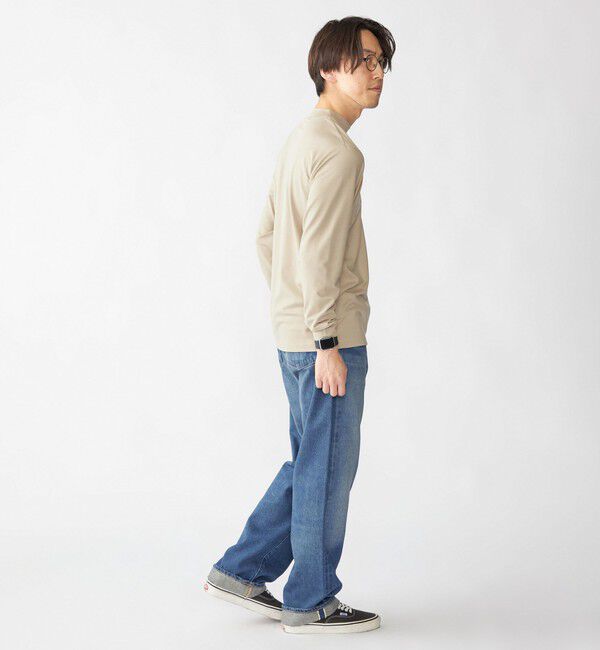 SHIPS「【WEB限定】SHIPS: ポンチ モックネック ロングスリーブ Tシャツ」|Tシャツ・カットソー|