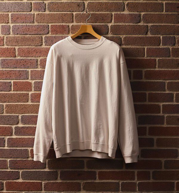 SHIPS「SHIPS: AUTHENTIC コットン スウェット ロングスリーブ Tシャツ」|Tシャツ・カットソー|ライトグレー