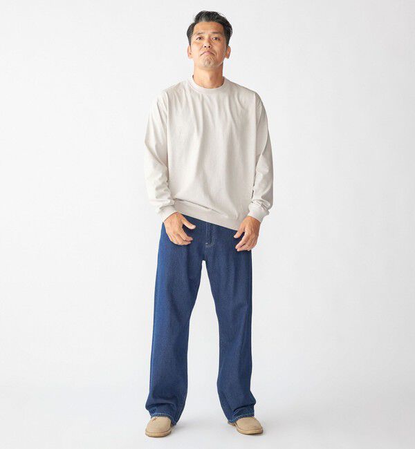 SHIPS「SHIPS: AUTHENTIC コットン スウェット ロングスリーブ Tシャツ」|Tシャツ・カットソー|