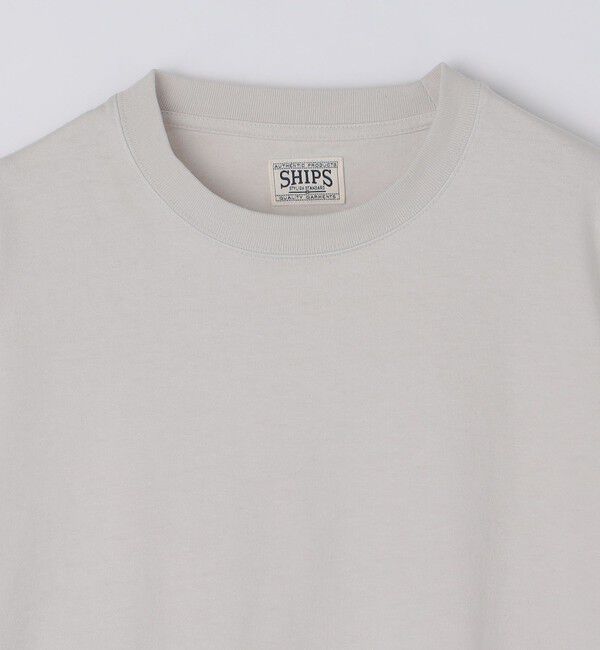 SHIPS「SHIPS: AUTHENTIC コットン スウェット ロングスリーブ Tシャツ」|Tシャツ・カットソー|