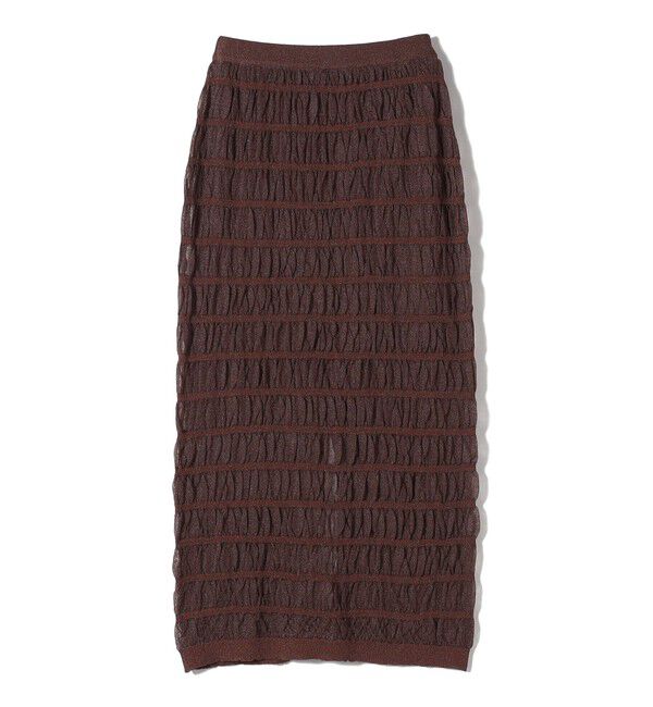 SHIPS Colors 「SHIPS Colors:シャーリング ニット タイト スカート」|タイト|