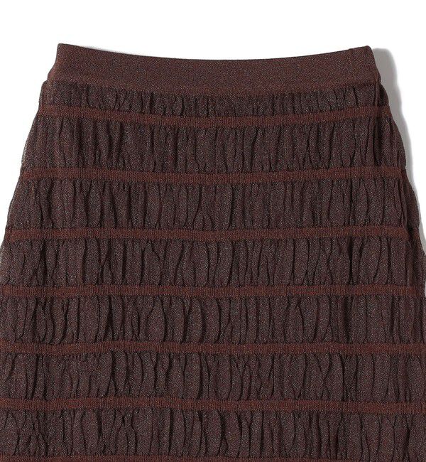 SHIPS Colors 「SHIPS Colors:シャーリング ニット タイト スカート」|タイト|