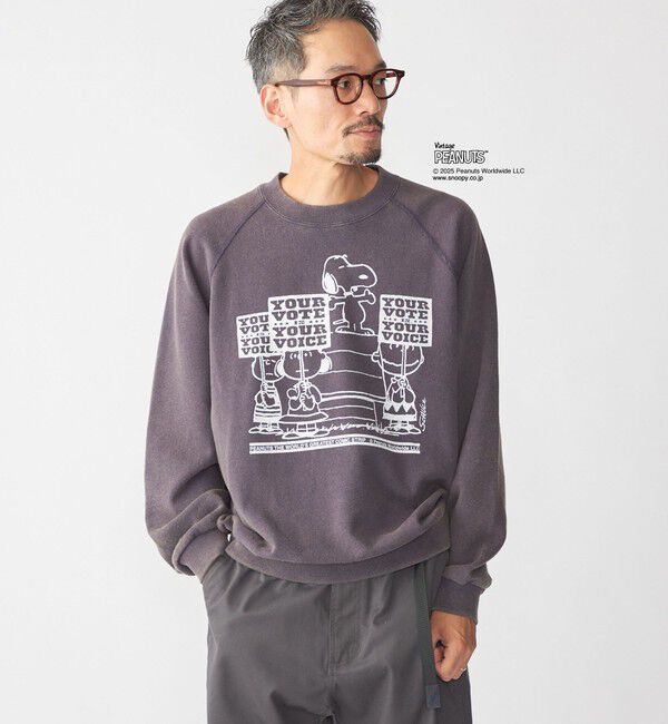 SHIPS「【SHIPS別注】AIRTOWNE: ピーナッツ ヴィンテージ スウェット」|スウェット・ジャージ|