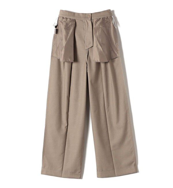 SHIPS Colors 「SHIPS Colors:〈手洗い可能〉TR ベルテッド タック パンツ」|その他|