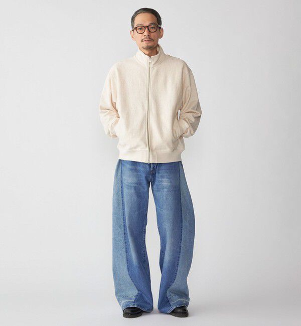 SHIPS「【SHIPS別注】Champion: リバースウィーブ スウェット スタンド ジップ カーディガン」|スウェット・ジャージ|