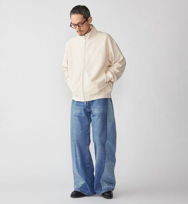 SHIPS「【SHIPS別注】Champion: リバースウィーブ スウェット スタンド ジップ カーディガン」|スウェット・ジャージ|