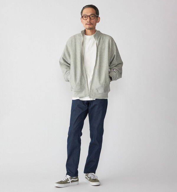 SHIPS「【SHIPS別注】Champion: リバースウィーブ スウェット スタンド ジップ カーディガン」|スウェット・ジャージ|