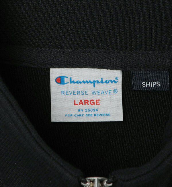SHIPS「【SHIPS別注】Champion: リバースウィーブ スウェット スタンド ジップ カーディガン」|スウェット・ジャージ|