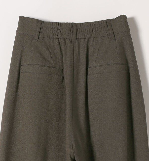 SHIPS any「《予約》SHIPS any:〈洗濯機可能〉リネンミックス 2タック テーパード パンツ」|その他|