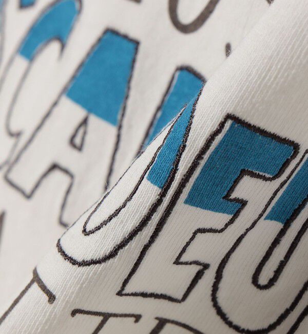 SHIPS any「《予約》【SHIPS any別注】La Hutte:〈洗濯機可能〉デザイン ロゴ プリント TEE 26SS」|Tシャツ・カットソー|