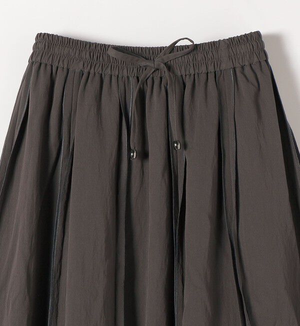 SHIPS any「《予約》SHIPS any:〈洗濯機可能〉ツイル アウト シーム イージー ギャザー スカート」|スカート|