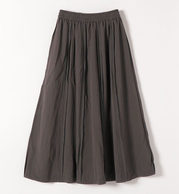 SHIPS any「《予約》SHIPS any:〈洗濯機可能〉ツイル アウト シーム イージー ギャザー スカート」|スカート|