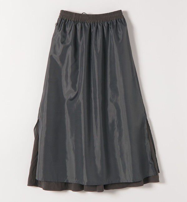 SHIPS any「《予約》SHIPS any:〈洗濯機可能〉ツイル アウト シーム イージー ギャザー スカート」|スカート|