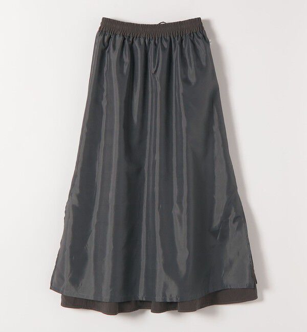 SHIPS any「《予約》SHIPS any:〈洗濯機可能〉ツイル アウト シーム イージー ギャザー スカート」|スカート|