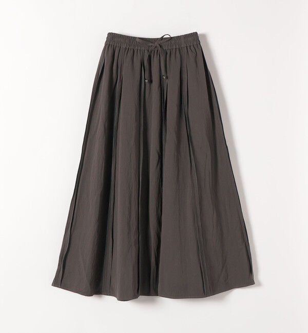 SHIPS any「《予約》SHIPS any:〈洗濯機可能〉ツイル アウト シーム イージー ギャザー スカート」|スカート|