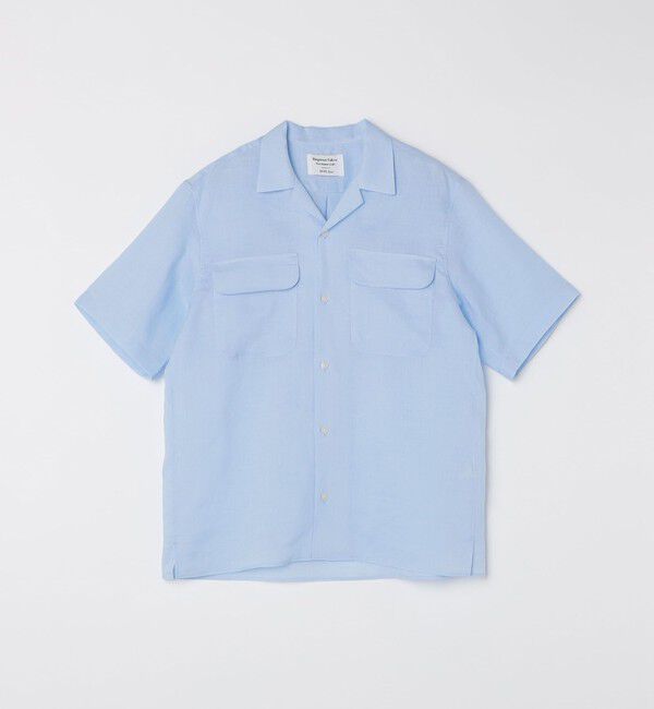 SHIPS Colors 「SHIPS Colors:ラミー 100% オープンカラー ショートスリーブ シャツ」|シャツ・ブラウス|